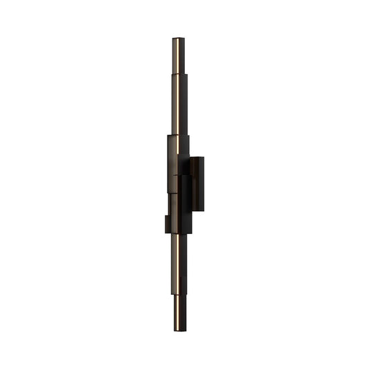 Kuzco Enzo 48" LED Exterior Wall Sconce, Black - EW29548-BK-UNV
