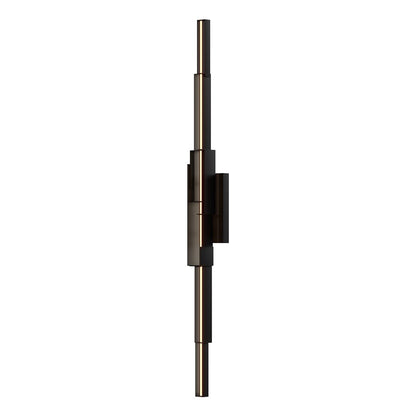 Kuzco Enzo 60in LED Exterior Wall Sconce | Modern Black Aluminum and White Acrylic | Outdoor Wall Light | Model EW29560-BK-UNV