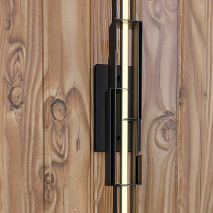 Kuzco Enzo 60in LED Exterior Wall Sconce | Modern Black Aluminum and White Acrylic | Outdoor Wall Light | Model EW29560-BK-UNV