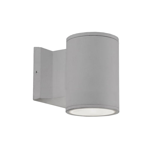 Kuzco Nordic 5" LED Exterior Sconce, Gray/Clear/Aluminum Reflector - EW3105-GY