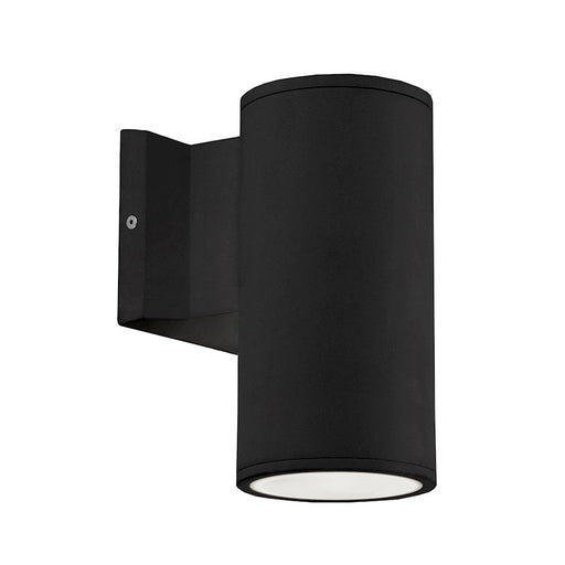 Kuzco Nordic 7" LED Exterior Sconce, Black/Clear/Aluminum Reflector - EW3107-BK