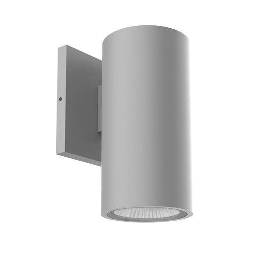 Kuzco Nordic 7" LED Exterior Sconce, Gray/Clear/Aluminum Reflector - EW3107-GY