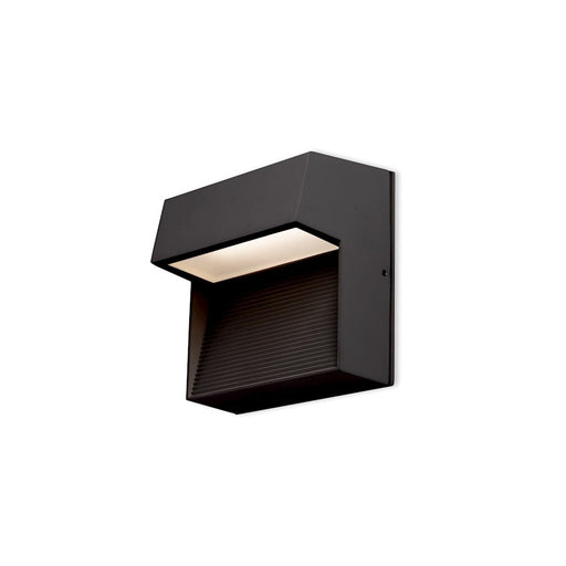 Kuzco Byron 6" LED Exterior Wall Sconce, Black/Frosted - EW3406-BK