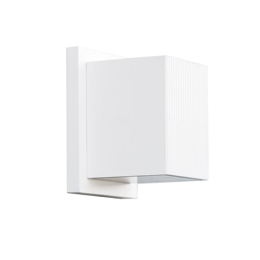 Kuzco Mavis 5" LED Exterior Wall Sconce, White/Frosted - EW4405-WH