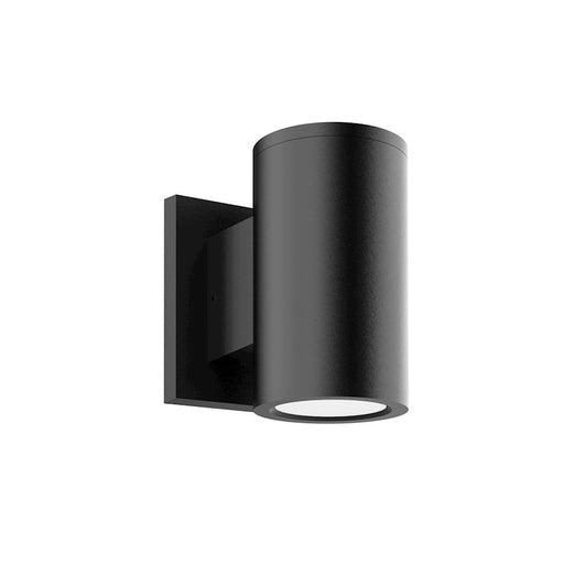 Kuzco Griffith 6" LED Exterior Wall, Textured Black/Clear - EW44206-BK-UNV