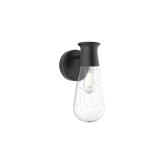 Alora Mood Marcel 1 Light 5" Wall Sconce, Clear Bubble/Black - EW464001BKCB