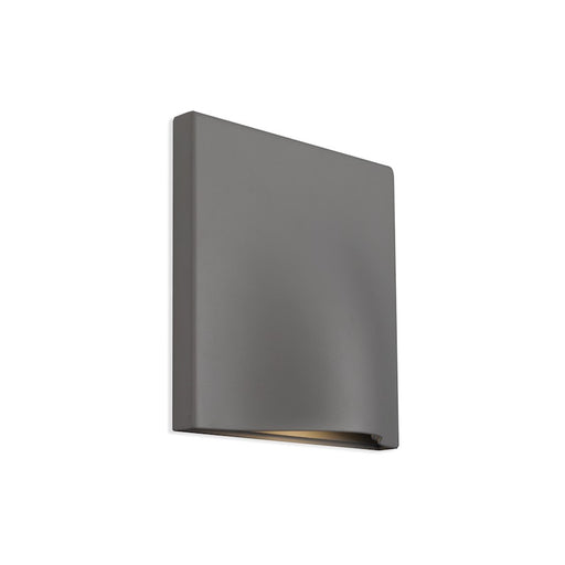 Kuzco Lenox LED Exterior Wall Sconce, Gray/Clear - EW60308-GY