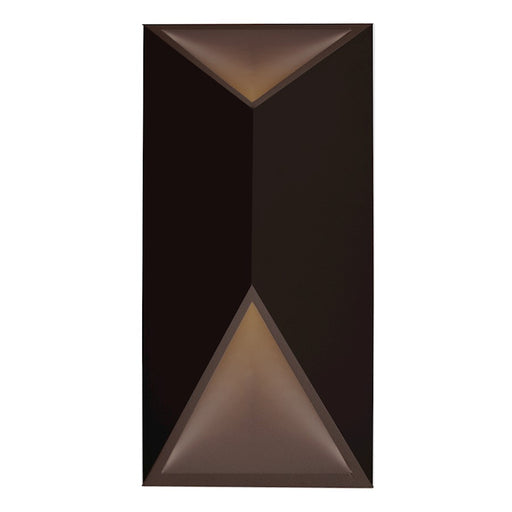 Kuzco Indio 12" LED Exterior Wall Sconce, Bronze/Acrylic Diffuser - EW60312-BZ