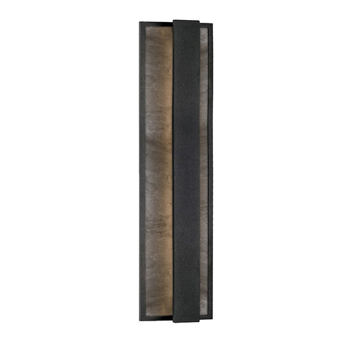 Kuzco Caspian LED Exterior Wall Sconce, Black/Frosted PC Diffuser - EW6824-BK