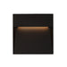 Kuzco Casa LED Exterior 7" Wall/Step Lights, Black/Clear - EW71309-BK