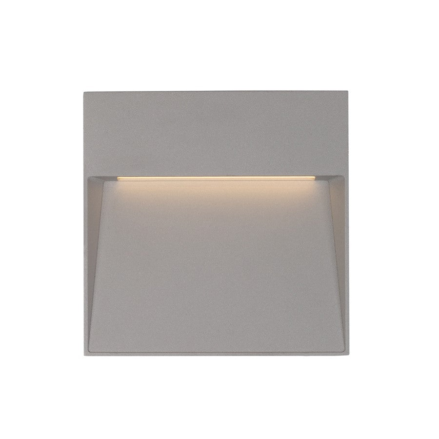 Kuzco Casa LED Exterior 8" Wall/Step Lights, Gray/Clear - EW71309-GY