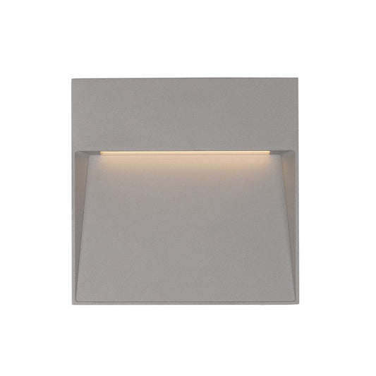 Kuzco Casa LED Exterior 8" Wall/Step Lights, Gray/Clear - EW71309-GY