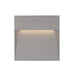 Kuzco Casa LED Exterior 8" Wall/Step Lights, Gray/Clear - EW71309-GY
