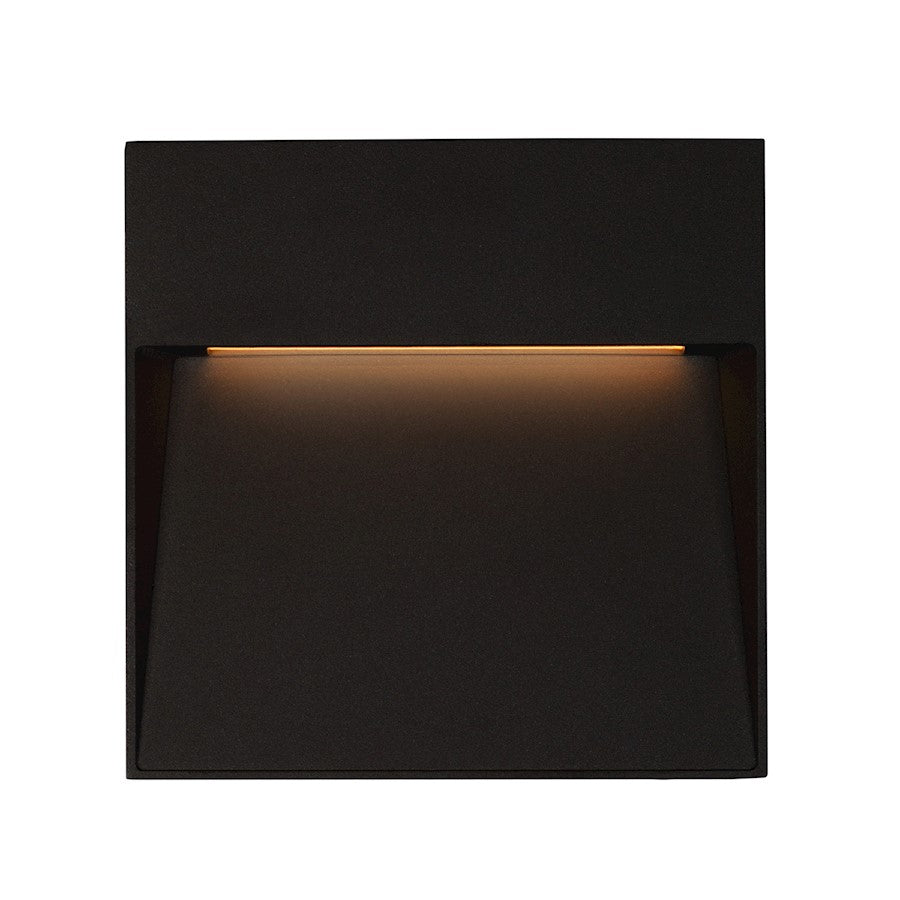 Kuzco Casa LED Exterior 8" Wall/Step Lights, Black/Clear - EW71311-BK