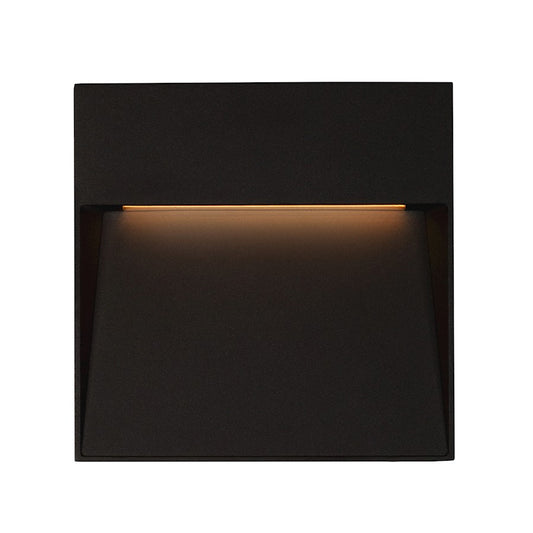 Kuzco Casa LED Exterior 8" Wall/Step Lights, Black/Clear - EW71311-BK