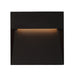 Kuzco Casa LED Exterior 8" Wall/Step Lights, Black/Clear - EW71311-BK