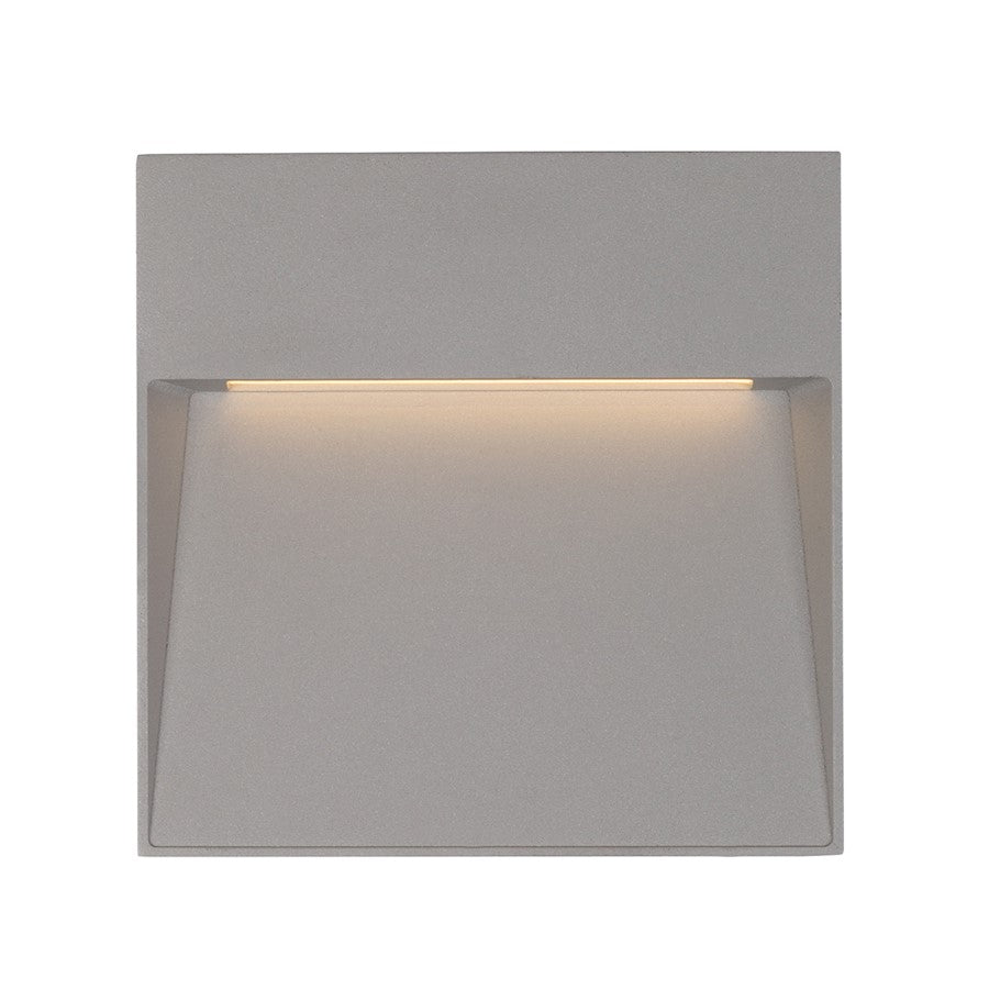 Kuzco Casa LED Exterior 5" Wall/Step Lights, Gray/Clear - EW71311-GY