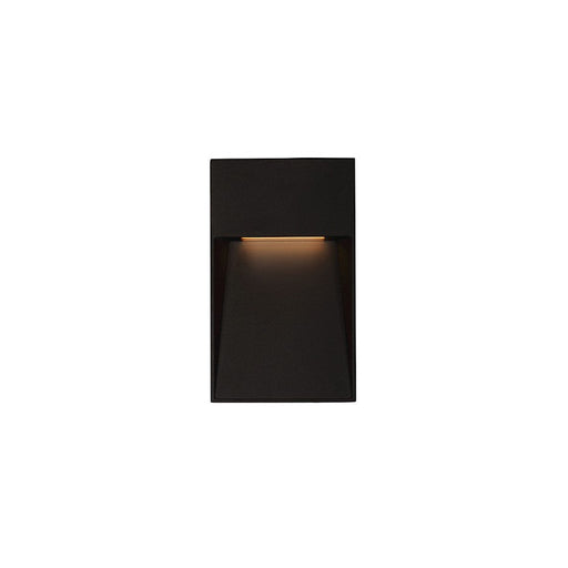 Kuzco Casa LED Exterior 5" Wall/Step Lights, Black/Clear - EW71403-BK