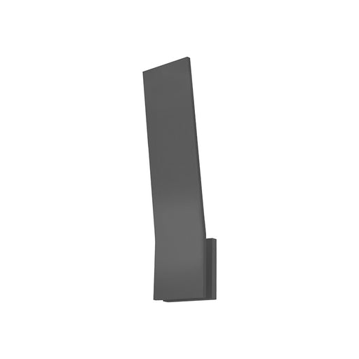 Kuzco Nevis 18" LED Exterior Wall Sconce, Graphite/Frosted - EW7918-GH