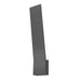Kuzco Nevis 24" LED Exterior Wall Sconce, Graphite/Frosted - EW7924-GH