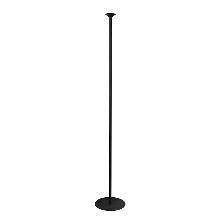 Kuzco Valor 78" LED Floor Lamp, Black/Frosted Acrylic - FL12168-BK