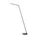 Kuzco Miter 58" LED Floor Lamp, Black/White Acrylic Diffuser - FL25558-BK