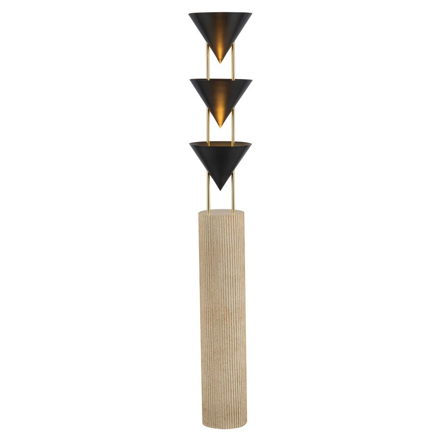 Kuzco Versus 67" Blk Floor Lamp, Urban Brz - FL341367UB