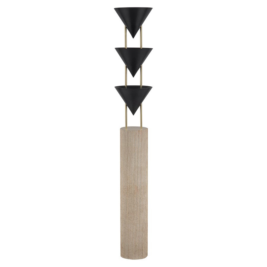 Kuzco Versus 67" Black Floor Lamp, Urban Bronze