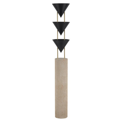 Kuzco Versus 67" Black Floor Lamp, Urban Bronze