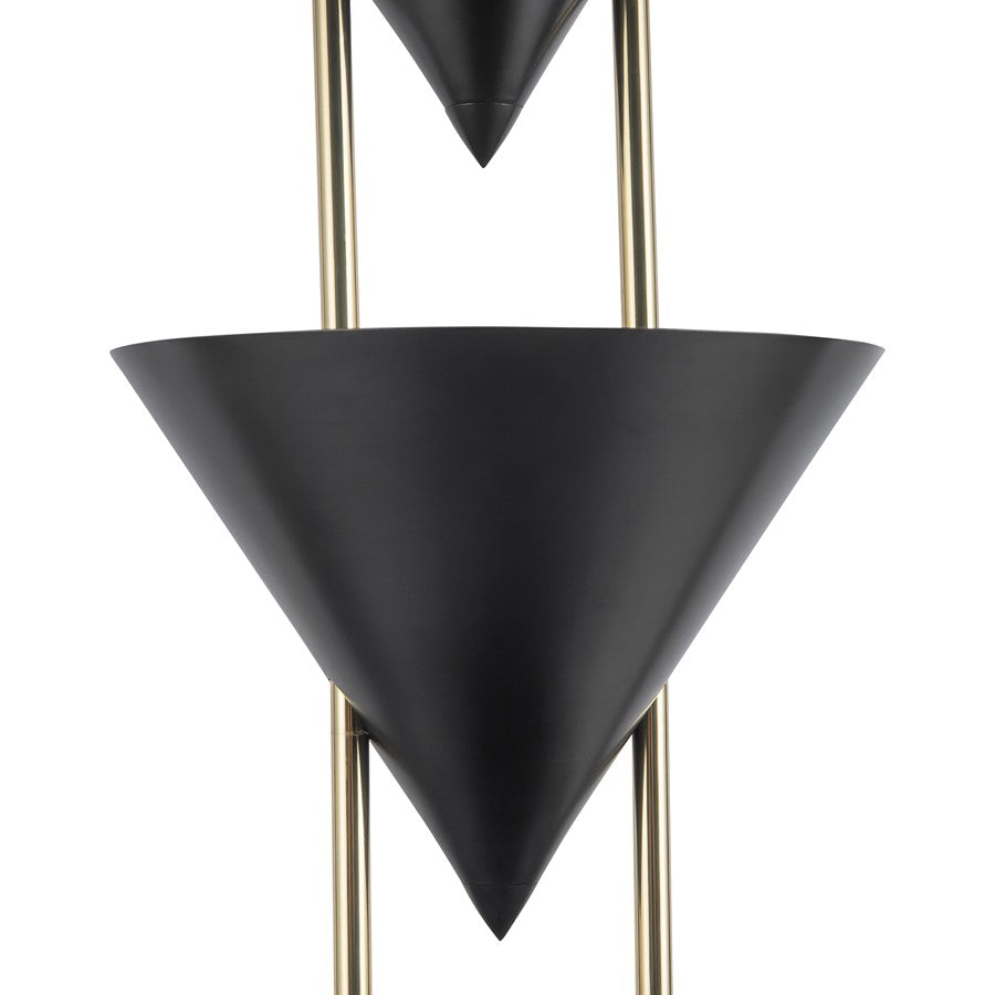 Kuzco Versus 67" Black Floor Lamp, Urban Bronze