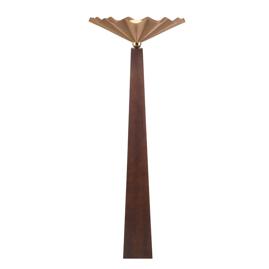 Kuzco Furrow 65" Red Floor Lamp, Peach - FL354064PEC