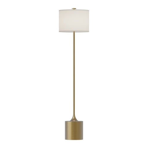 Alora Mood Issa 1Lt 61" Floor Lamp, Gold/Ivory Linen/Gold/Silver - FL418761BGIL