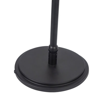 Kuzco Crosby 68" Socket Floor Lamp, Matte Black/Spandex Shade