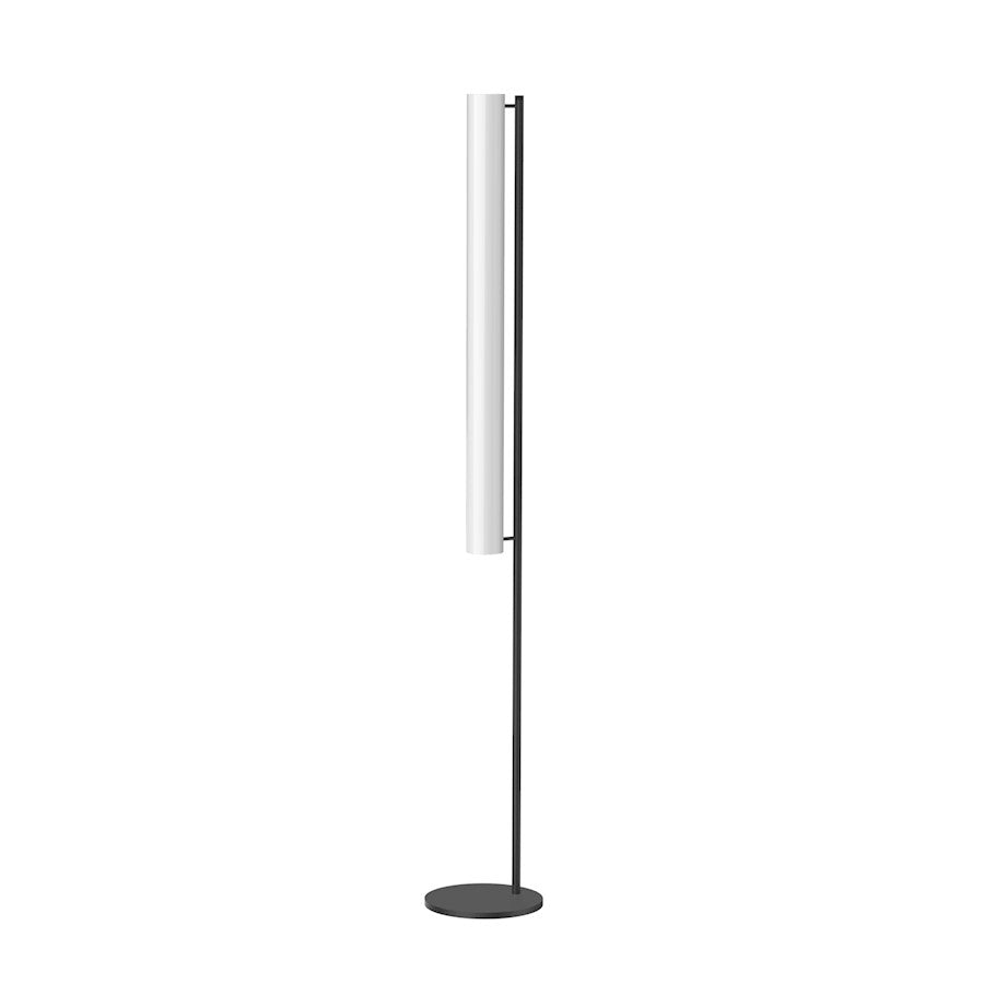 Kuzco Gramercy 25W LED Floor Lamp, Black/Frosted - FL70155-BK