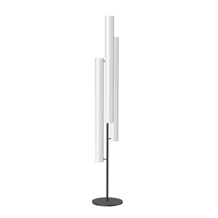 Kuzco Gramercy 40W LED Floor Lamp, Black/Frosted - FL70355-BK