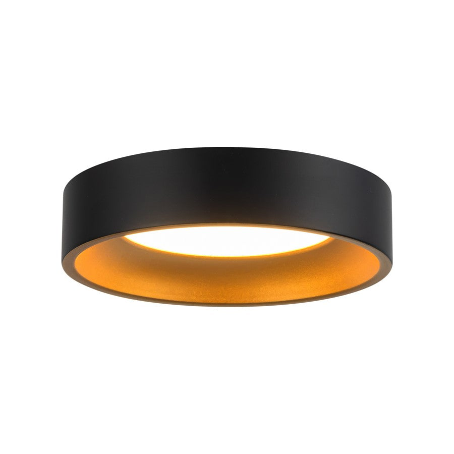 Kuzco Nix 5" Blk Dim LED Flush Mount, Blk/Gold - FM0702605BKGD