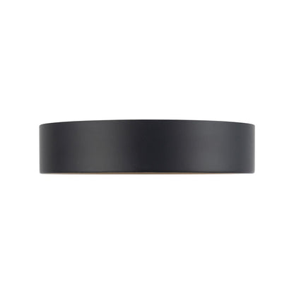 Kuzco Nix 5" Black Dimmable LED Flush Mount, Black/Gold