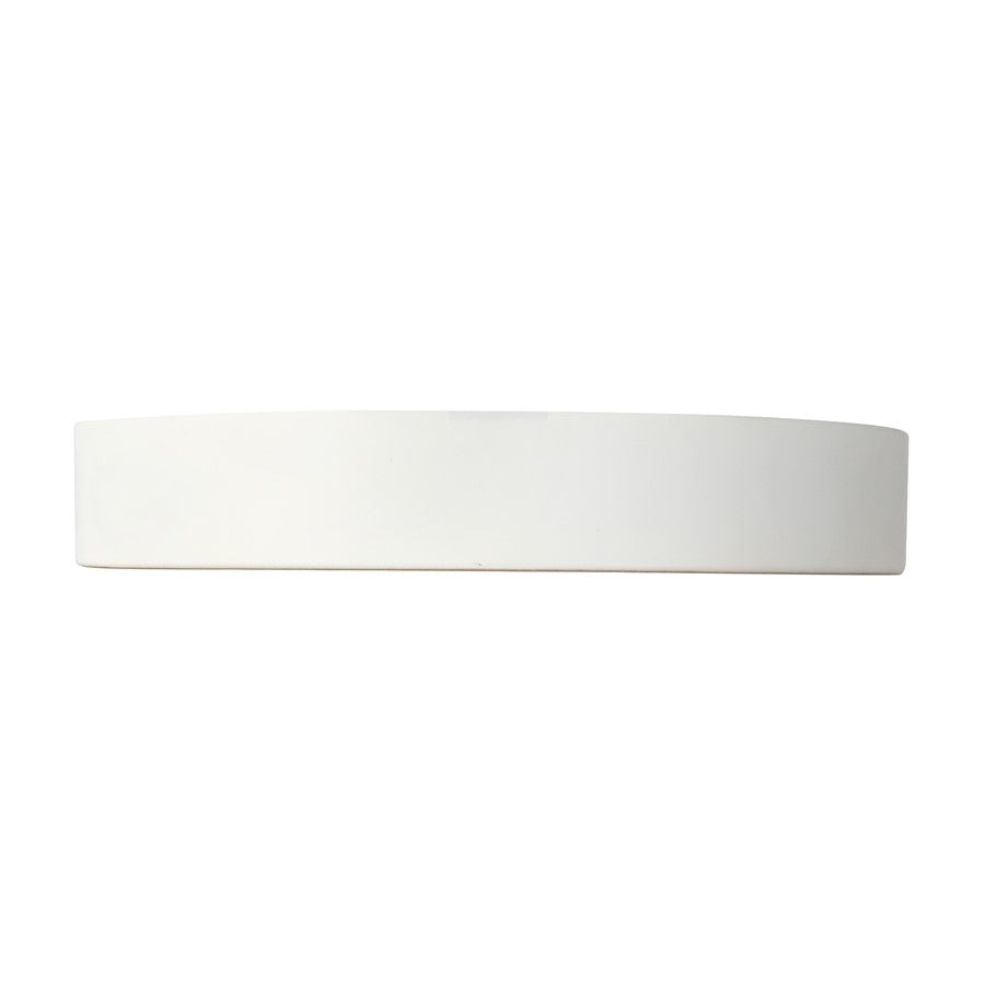 Kuzco Nix 7" Wht Dimmable LED Flush Mount, White/Gold