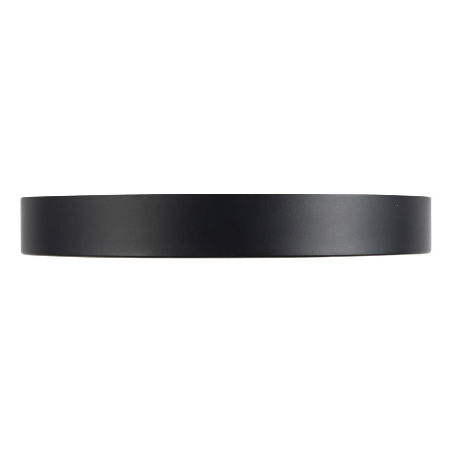 Kuzco Nix 9" Black Dimmable LED Flush Mount, Black/Gold