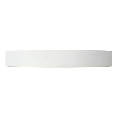 Kuzco Nix 9" Wht Dimmable LED Flush Mount, White/Gold