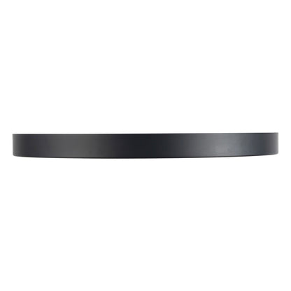 Kuzco Nix 15" Black Dimmable LED Flush Mount, Black/Gold