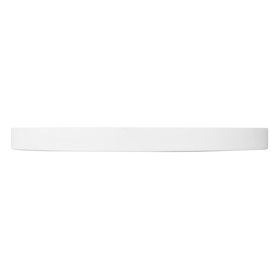 Kuzco Nix 15" Wht Dimmable LED Flush Mount, White/Gold