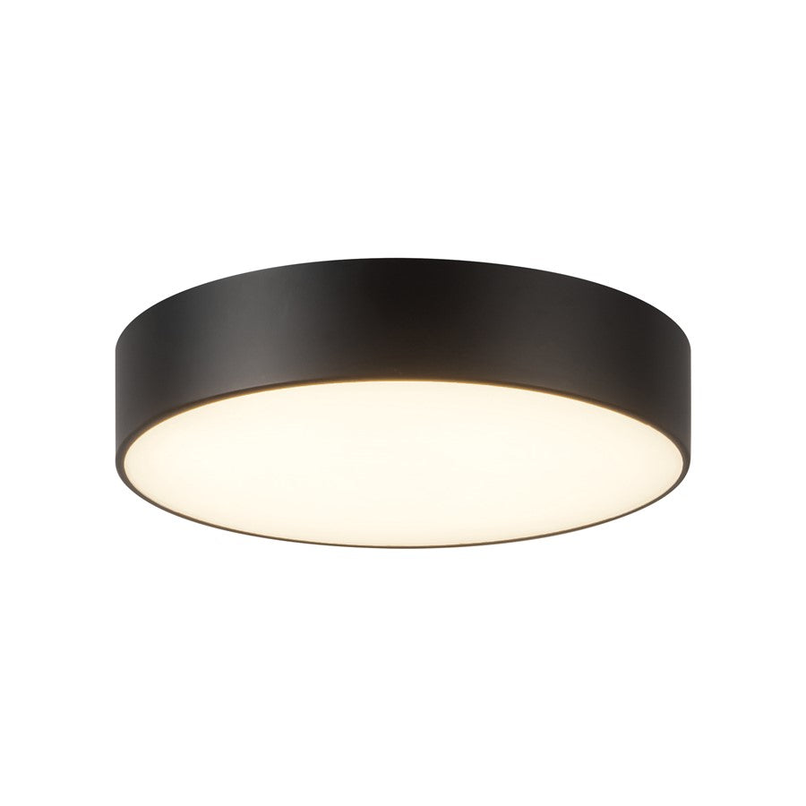 Kuzco Musa 6" Black Dimmable LED Flush Mount, Black