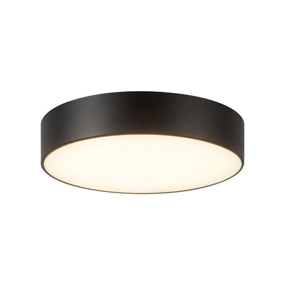 Kuzco Musa 6" Black Dimmable LED Flush Mount, Black