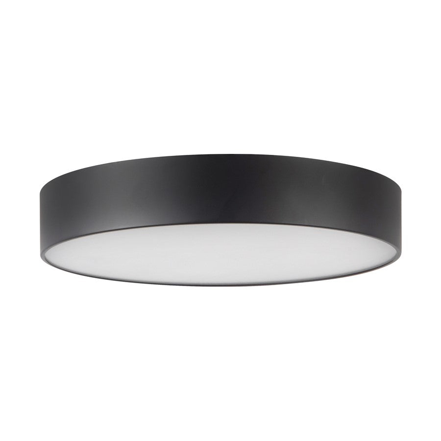 Kuzco Musa 8" Black Dimmable LED Flush Mount, Black