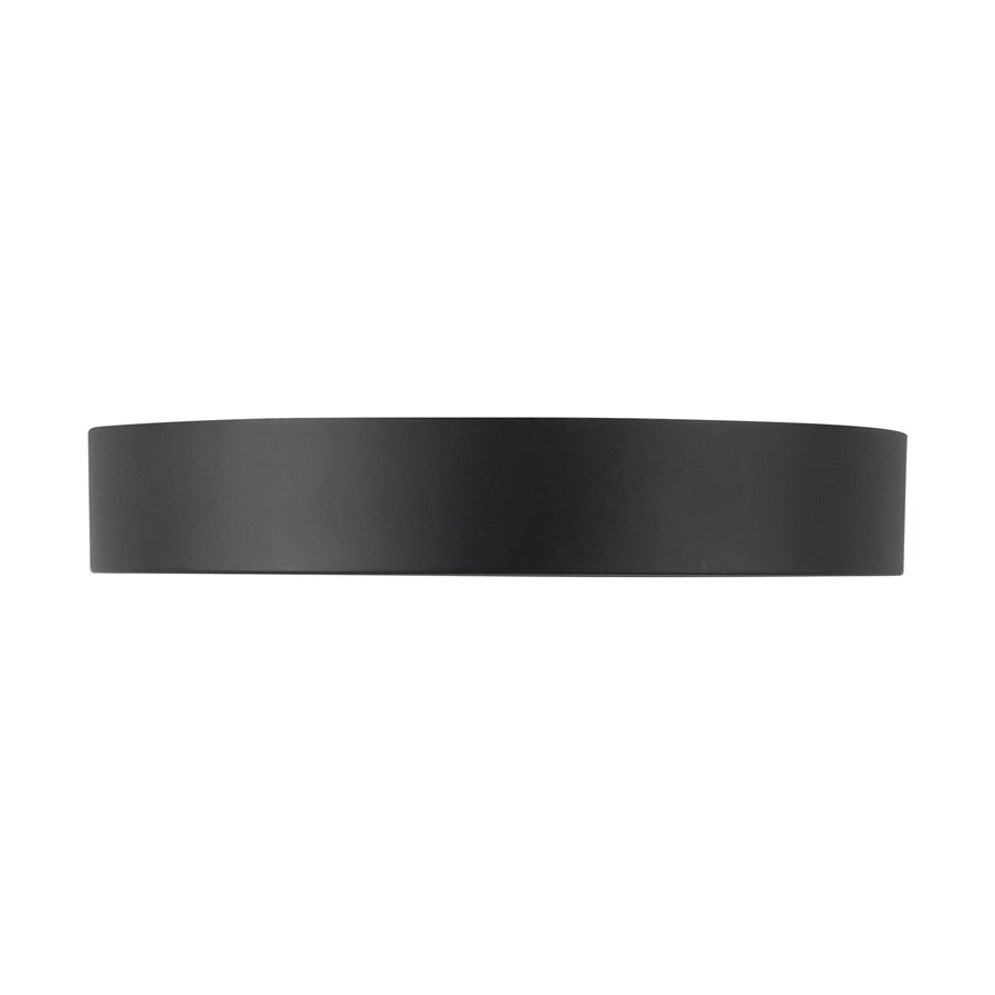Kuzco Musa 8" Black Dimmable LED Flush Mount, Black