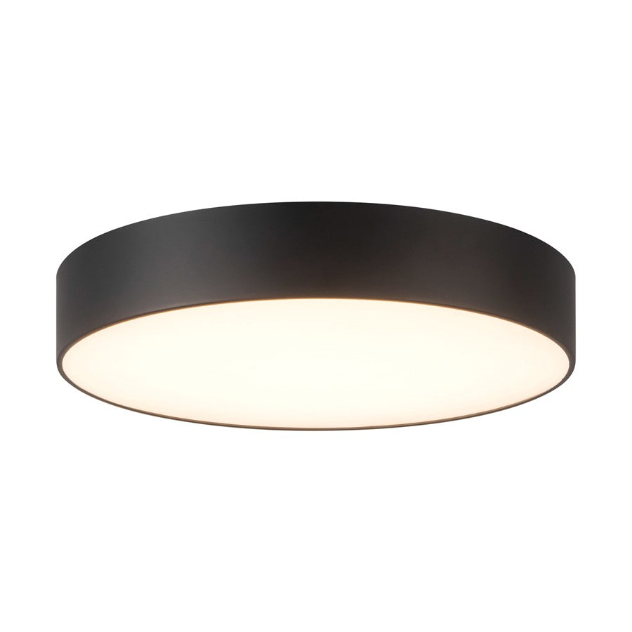 Kuzco Musa 8" Black Dimmable LED Flush Mount, Black