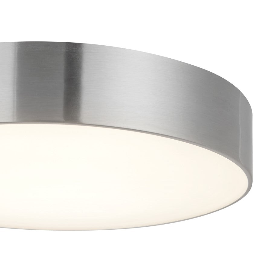 Kuzco Musa 8" Silver Dimmable LED Flush Mount, Brushed Nickel