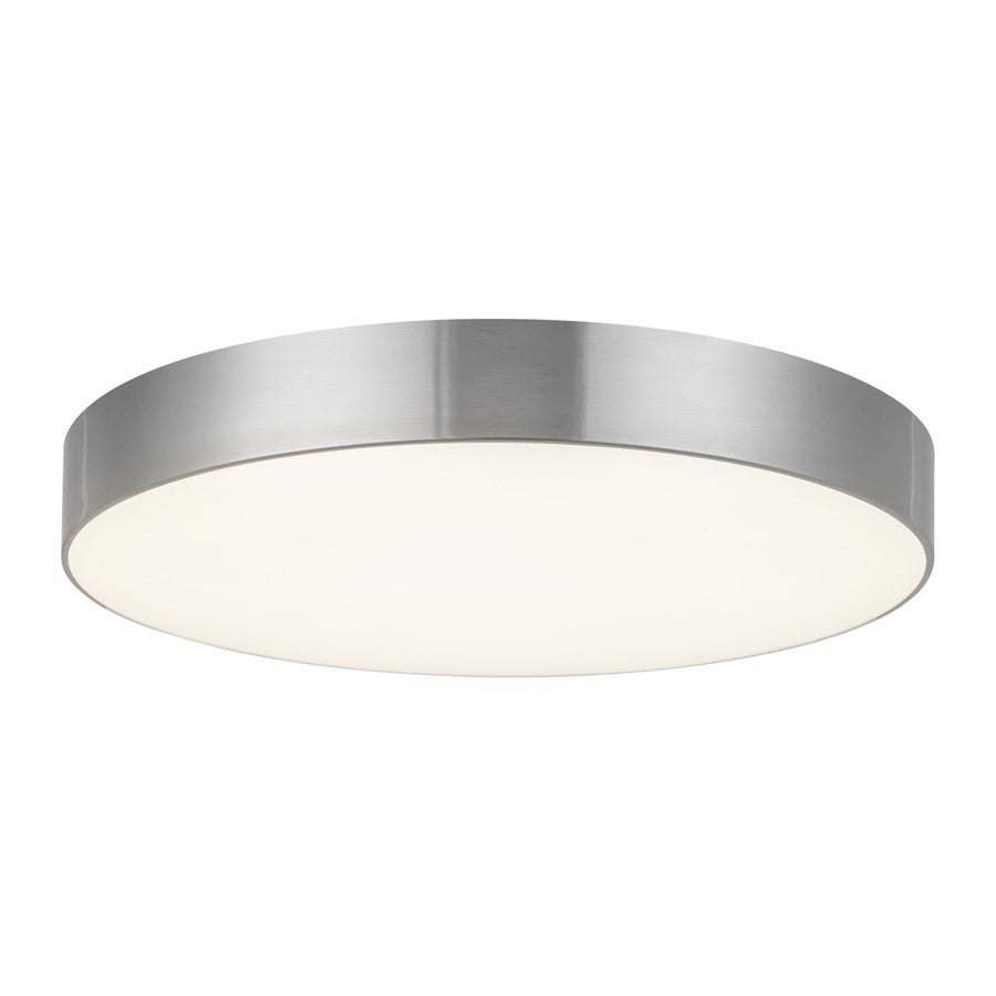 Kuzco Musa 11" Silver Dimmable LED Flush Mount, Brushed Nickel
