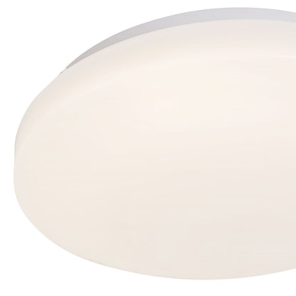 Kuzco Tio 11" Acrylic Wht Dimmable LED Flush Mount, Acrylic